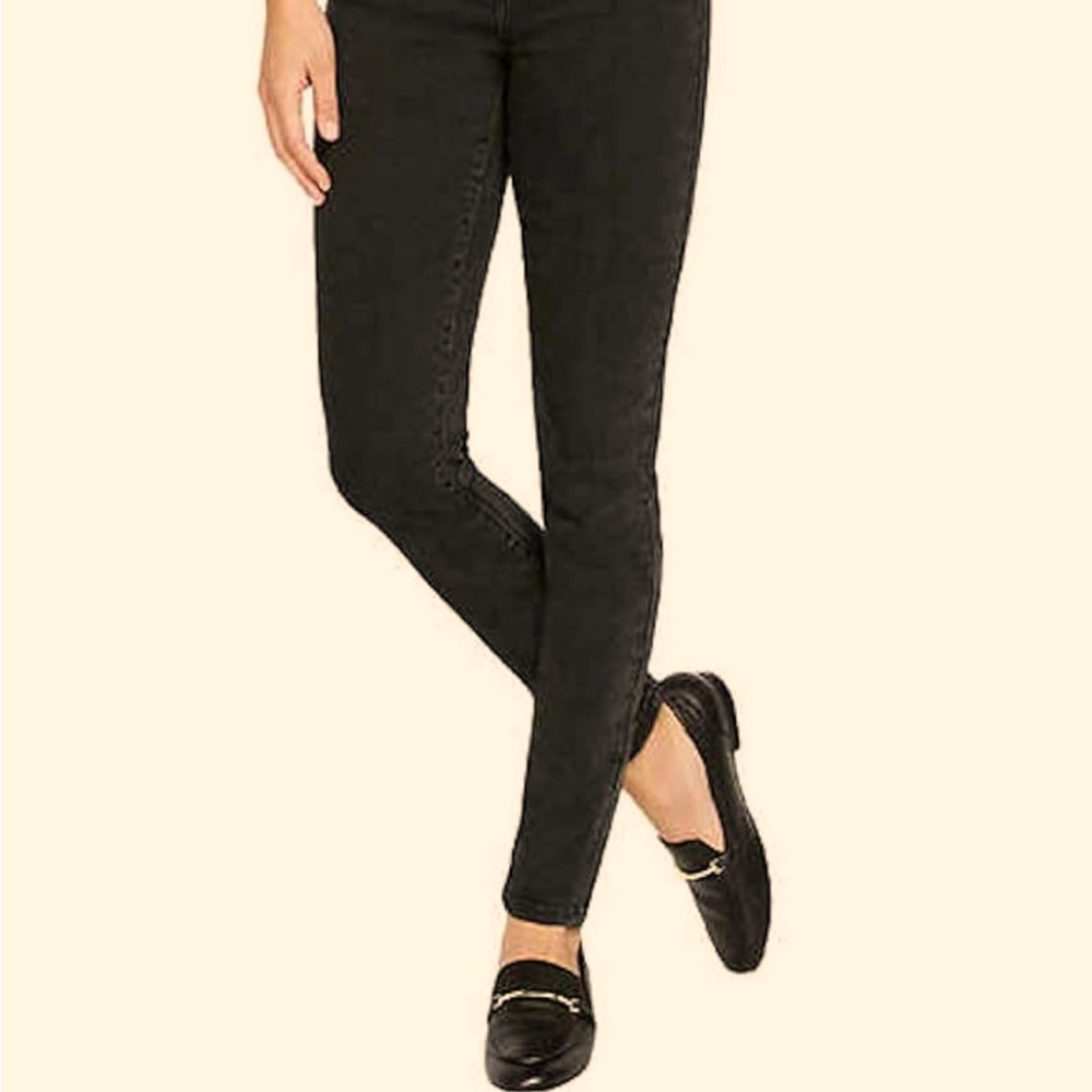 Buffalo David Bitton Hope Mid-rise Stretch Skinny Jeans SZ 10/30 Black 5 Pocket